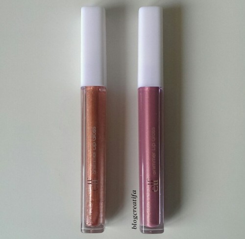 ELF shimmer lip gloss Fantasize Believe review swatch swatches