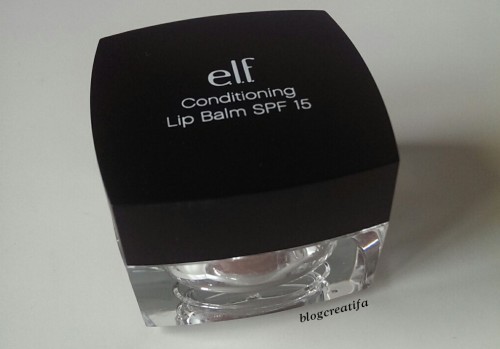 ELF studio conditioning lip balm gloss SPF Bombshell Brown review swatch swatches pot jar